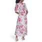 Womens Calvin Klein Flutter Sleeve Print Chiffon Maxi Dress - image 2
