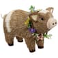 Northlight Seasonal Boy Piglet with Floral Wreath Spring Figurine - image 5