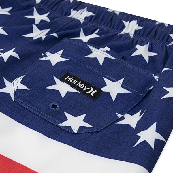 Boys (8-20) Hurley Americana Pull On Swim Trunks