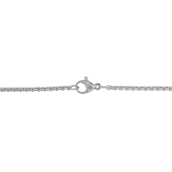 Mens Lynx Stainless Steel Curb Chain Cross Pendant & Bracelet Set