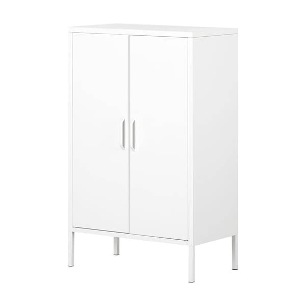 South Shore Crea Metal 2-Door Accent Cabinet