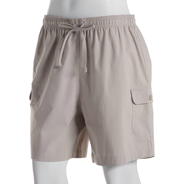 Petites Hasting & Smith Sheeting Cargo Shorts - image 