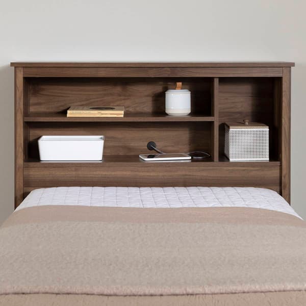 South Shore Yodi Natural Walnut Twin Headboard