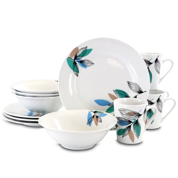 Gibson Vineyard Blue 12pc. Dinnerware Set - image 
