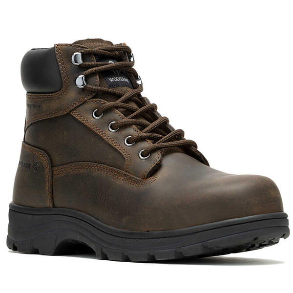 Mens Wolverine Carlsbad Waterproof 6in. Steel Toe Work Boots - image 