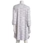 Plus Size Ellen Tracy 3/4 Sleeve Two Toned Stripe Nightshirt - image 2