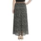 Petite NY Collection Swirl Floral Belted Waist Maxi Skirt - image 2