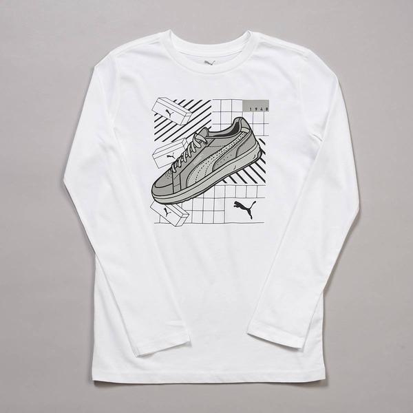 Boys (8-20) Puma(R) House Of Graphics Tee - Puma White - image 