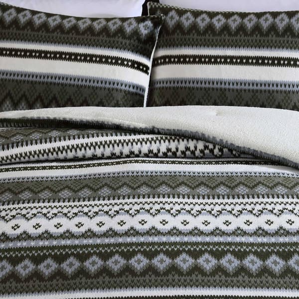 Eddie Bauer Shelton Fair Isle Reversible Comforter-Sham Set