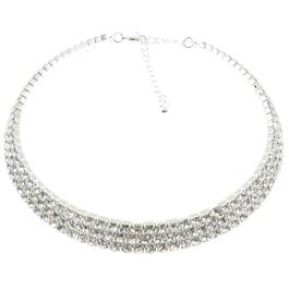 Rosa Rhinestones Crystal Collar Necklace
