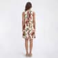Womens Robbie Bee Floral Tie Back Mock Neck Shift Dress - image 3