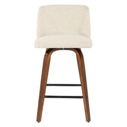 LumiSource Toriano Mid-Century Modern Counter Stools - Set of 2