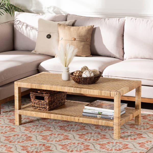 bali & pari Kalimantan Bohemian Light Honey Coffee Table
