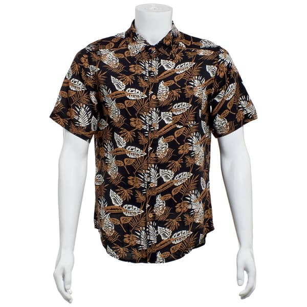 Mens Joe Marlin Fern Casual Button Down Shirt - image 
