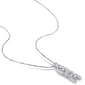 Sophia B Sterling Silver 0.06ct. Diamond Mom Pendant - image 3
