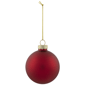 Northlight 9ct. Apple Red 2-Finish Glass Christmas Ornaments - image 4
