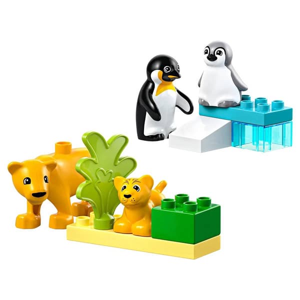 LEGO Duplo&#8482; Wild Animals Families Penguins & Lions Building Kit