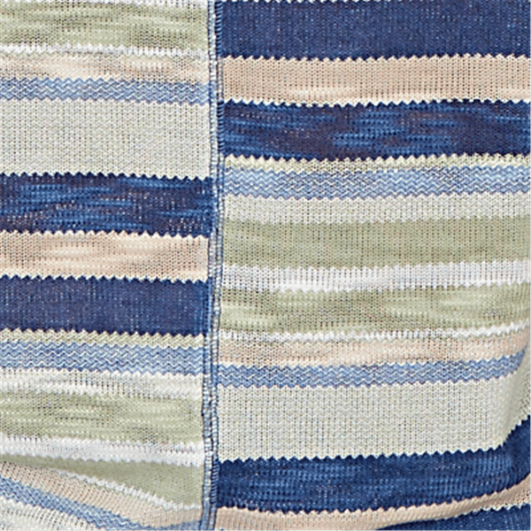 Womens Alfred Dunner Indigo Girls Splice Stripe Sweater
