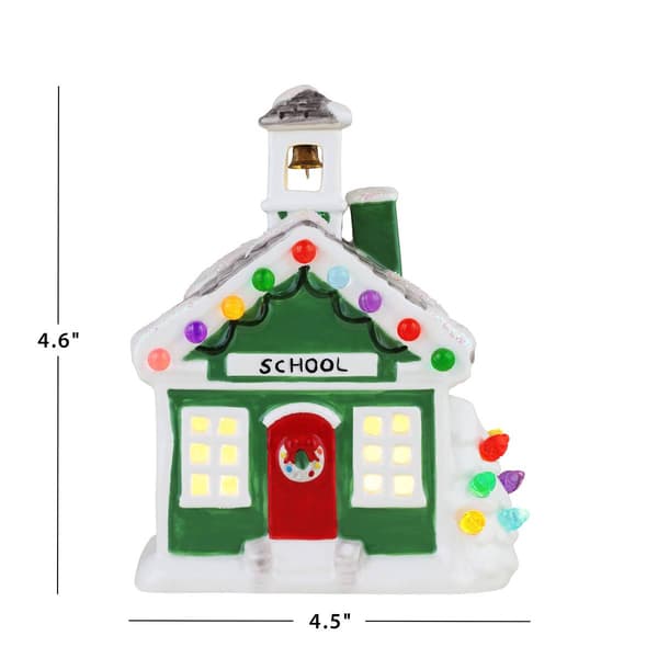 Mr. Christmas 6in. Nostalgic Ceramic Village School