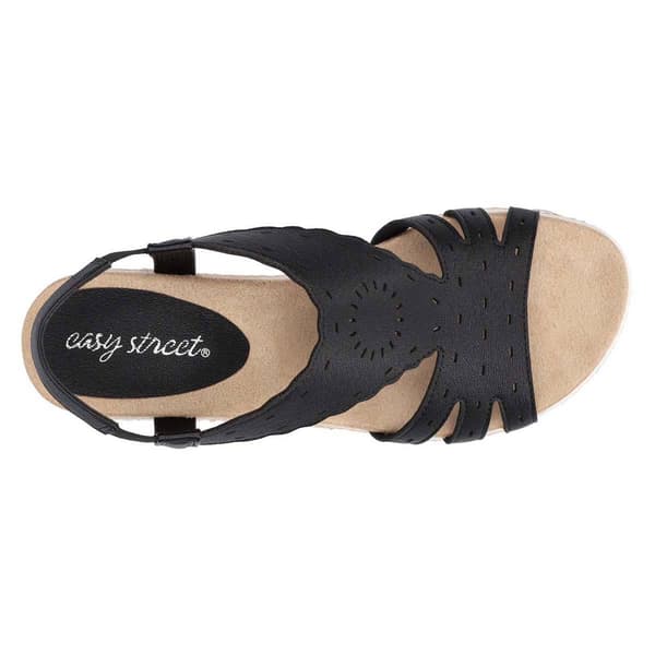 Womens Easy Street Fran Slingback Wedge Sandals