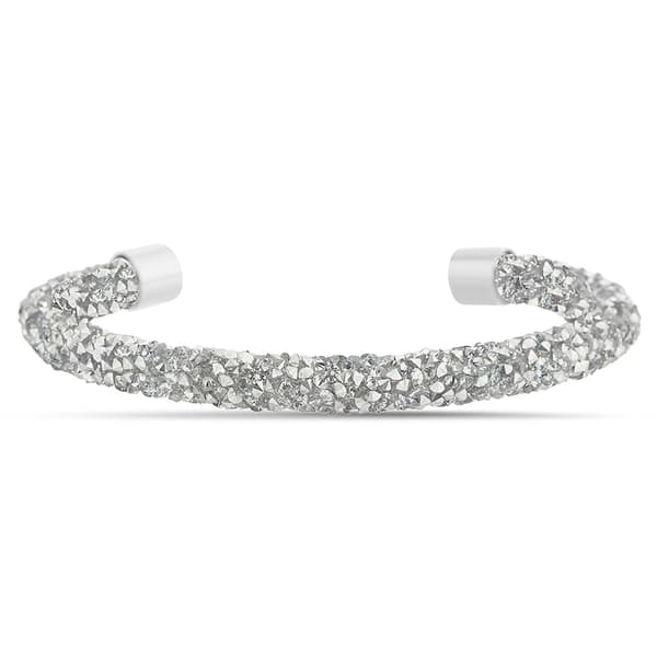 Crystal Kingdom Silver Crystal Cuff Bracelet - image 