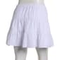 Juniors No Comment Tiered Eyelet Mini Skirt - image 2
