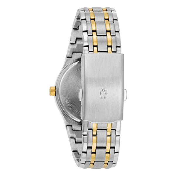 Mens Bulova Two-Tone Bracelet Watch - 98C60