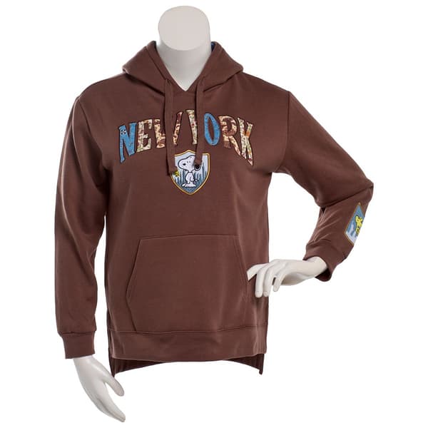 Juniors Freeze Snoopy NY Destination Hoodie - image 