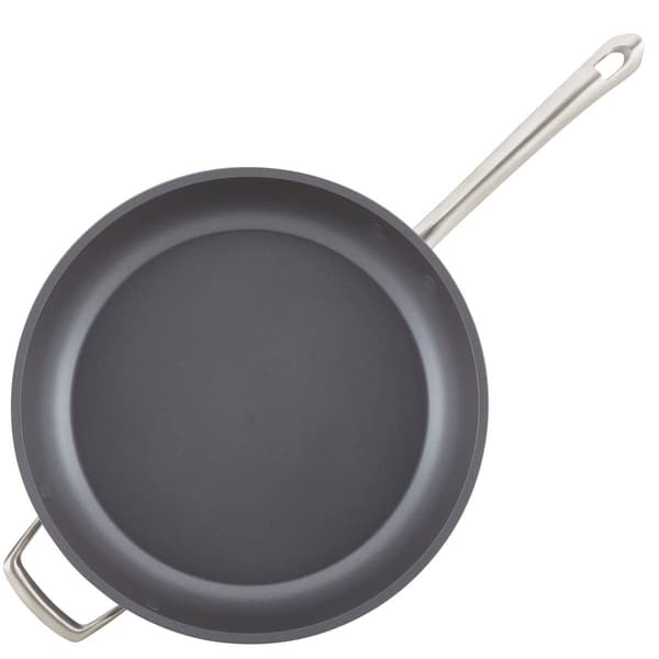 Anolon&#174; Accolade 12in. Hard-Anodized Nonstick Deep Frying Pan