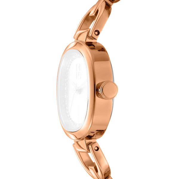 Womens DKNY Crystal Dial Rose Gold Open Link Watch - DK1L139M0045