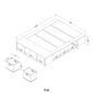 South Shore Flexible Platform Bed w/Storage & Baskets - image 8