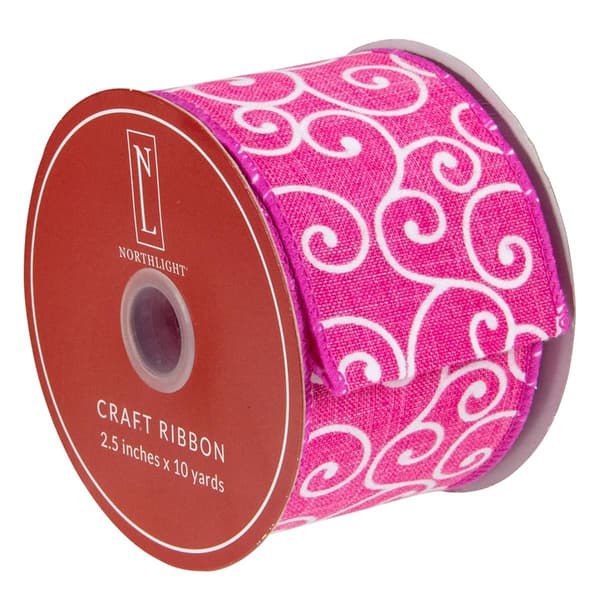 Northlight Seasonal 30ft. Swirl Craft Ribbon - image 