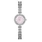 Womens Bulova Pink Mother of Pearl Crystal Watch - 96X131 - image 1