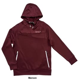 Mens Spyder Fleece Pullover Hoodie w/ Reverse Zipper