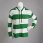 Juniors No Comment Stripe Tunic Pullover Hoodie - image 1