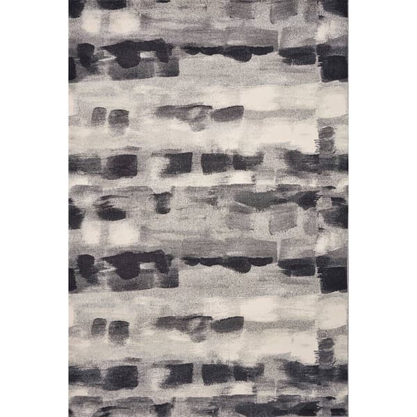 KAS Illusions 8 x 10 Grey Palette Rectangle Area Rug - image 