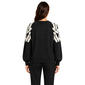 Womens Zac & Rachel Long Puff Sleeve Fair Isle Sweater - image 2