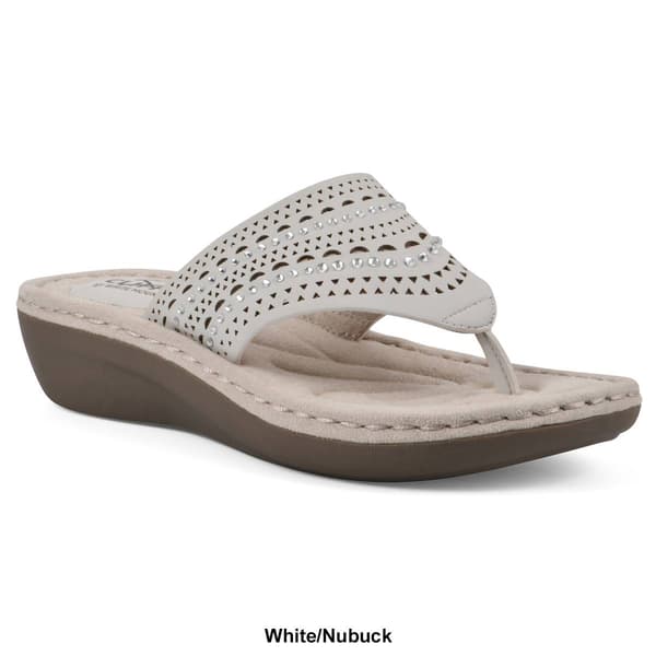 Womens Cliffs by White Mountain Comate Wedge Sandals