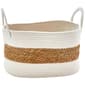 Bombay Medium Two-Tone Bull Rush Straw Shelf Tote - image 1