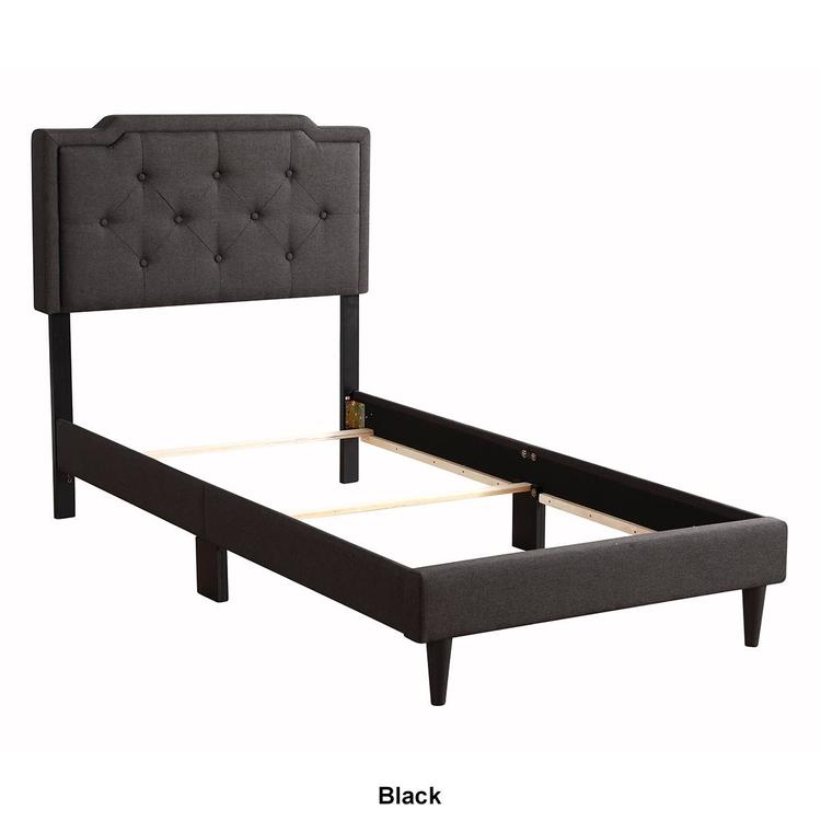 Passion Furniture Deb Adjustable Panel Bed Frame - Twin