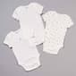 Baby Girl (NB-9M) Little Me 3pk. Rosebud Bodysuits - image 1