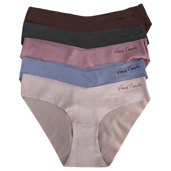 Womens Vince Camuto 5pk. Laser V-Waist Bikini Panties VC17486BV - image 
