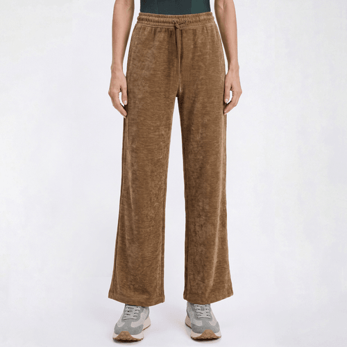Womens Nautica Solid Drawstring Tie Rib Knit Pants - image 