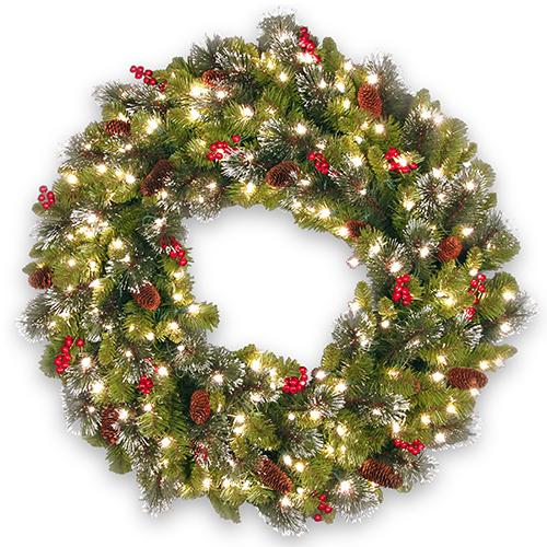 National Tree 36in. Northampton Spruce Wreath - image 