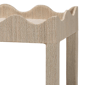 bali & pari Sebastian Grasscloth Scalloped End Table - image 4