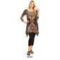 Womens White Mark Paisley & Leopard Print Marlene Tunic - image 4
