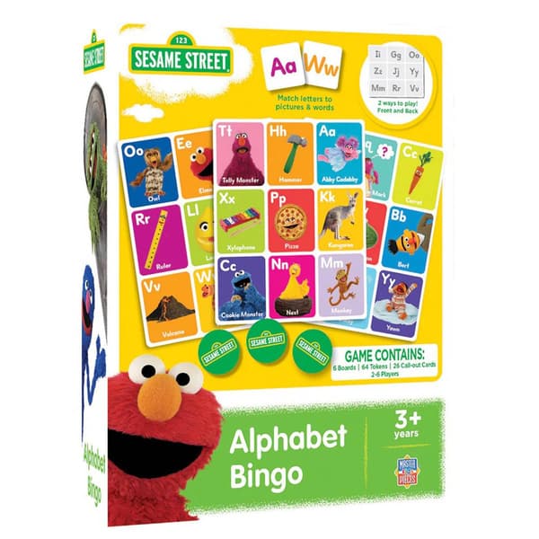 MasterPieces Sesame Street&#40;R&#41; Alphabet Bingo Game - image 