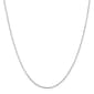 Unisex Gold Classics(tm) .8mm. White Diamond Cut Necklace w/Lobster - image 1