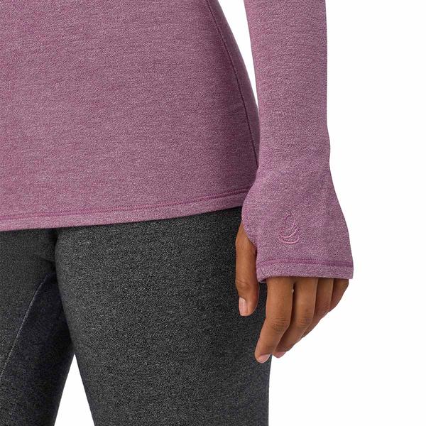 Womens Cuddl Duds® Ultra-Cozy Long Sleeve Crew Neck Tee