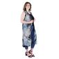 Plus Size 24/7 Comfort Apparel Tie Dye Sleeveless Cardigan Vest - image 2